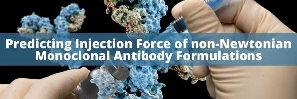 Injection Force of non-Newtonian mAbs