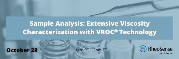 Sample Analysis Extensive Viscosity Characterization with VROC Technology
