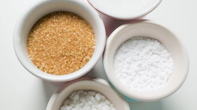 surfacant, salt, sugar