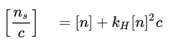 huggins equation - intrinsic viscosity