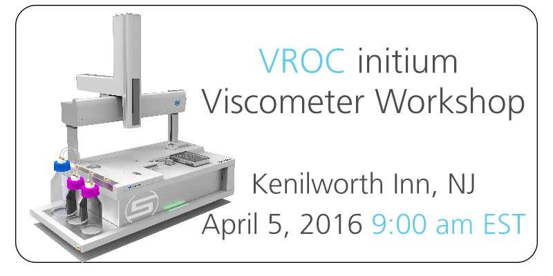 VROC initium Workshop - New Jersey April 5, 2016 at 9:00 am