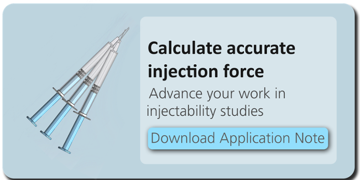 Download Injectability Application Note to Calculate Accurate Injection Force